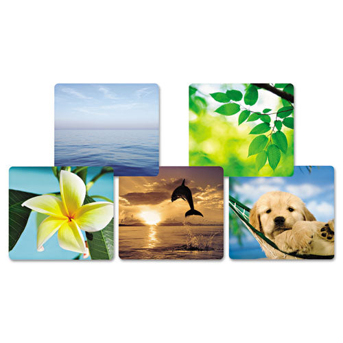 Fellowes® wholesale. Recycled Mouse Pad, Nonskid Base, 7 1-2 X 9, Blue Ocean. HSD Wholesale: Janitorial Supplies, Breakroom Supplies, Office Supplies.