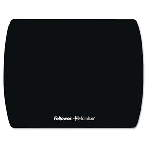 Fellowes® wholesale. Microban Ultra Thin Mouse Pad, Black. HSD Wholesale: Janitorial Supplies, Breakroom Supplies, Office Supplies.