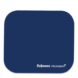 Fellowes® wholesale. Mouse Pad W-microban, Nonskid Base, 9 X 8, Navy. HSD Wholesale: Janitorial Supplies, Breakroom Supplies, Office Supplies.