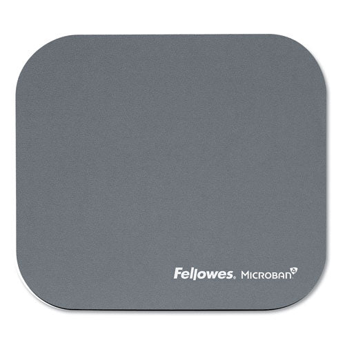 Fellowes® wholesale. Mouse Pad W-microban, Nonskid Base, 9 X 8, Graphite. HSD Wholesale: Janitorial Supplies, Breakroom Supplies, Office Supplies.