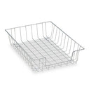 Fellowes® wholesale. Wire Desk Tray Organizer, 1 Section, Letter Size Files, 10" X 14.13" X 3", Silver. HSD Wholesale: Janitorial Supplies, Breakroom Supplies, Office Supplies.