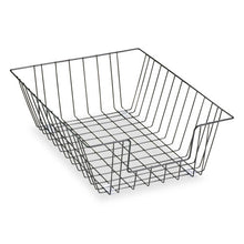 Load image into Gallery viewer, Fellowes® wholesale. Wire Desk Tray Organizer, 1 Section, Legal Size Files, 12&quot; X 16.5&quot; X 5&quot;, Black. HSD Wholesale: Janitorial Supplies, Breakroom Supplies, Office Supplies.