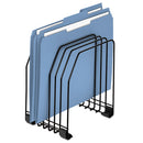 Fellowes® wholesale. Wire Organizer, 7 Sections, Letter To Legal Size Files, 7.38" X 5.88" X 8.25", Black. HSD Wholesale: Janitorial Supplies, Breakroom Supplies, Office Supplies.