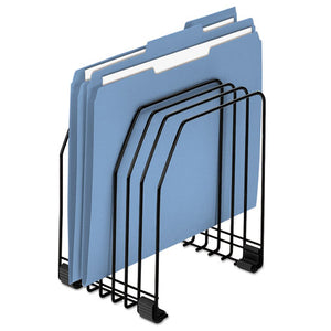 Fellowes® wholesale. Wire Organizer, 7 Sections, Letter To Legal Size Files, 7.38" X 5.88" X 8.25", Black. HSD Wholesale: Janitorial Supplies, Breakroom Supplies, Office Supplies.