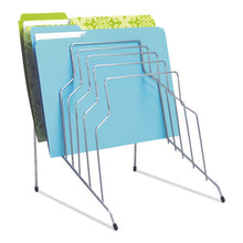 Load image into Gallery viewer, Fellowes® wholesale. Wire Step File, 8 Sections, Letter To Legal Size Files, 10.13&quot; X 12.13&quot; X 11.81&quot;, Silver. HSD Wholesale: Janitorial Supplies, Breakroom Supplies, Office Supplies.