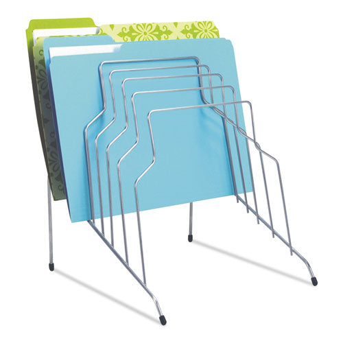 Fellowes® wholesale. Wire Step File, 8 Sections, Letter To Legal Size Files, 10.13" X 12.13" X 11.81", Silver. HSD Wholesale: Janitorial Supplies, Breakroom Supplies, Office Supplies.