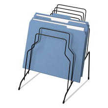 Load image into Gallery viewer, Fellowes® wholesale. Wire Step File, 8 Sections, Letter To Legal Size Files, 10.13&quot; X 12.13&quot; X 11.19&quot;, Black. HSD Wholesale: Janitorial Supplies, Breakroom Supplies, Office Supplies.