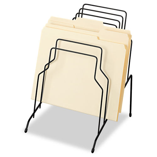Fellowes® wholesale. Wire Step File, 8 Sections, Letter To Legal Size Files, 10.13" X 12.13" X 11.19", Black. HSD Wholesale: Janitorial Supplies, Breakroom Supplies, Office Supplies.