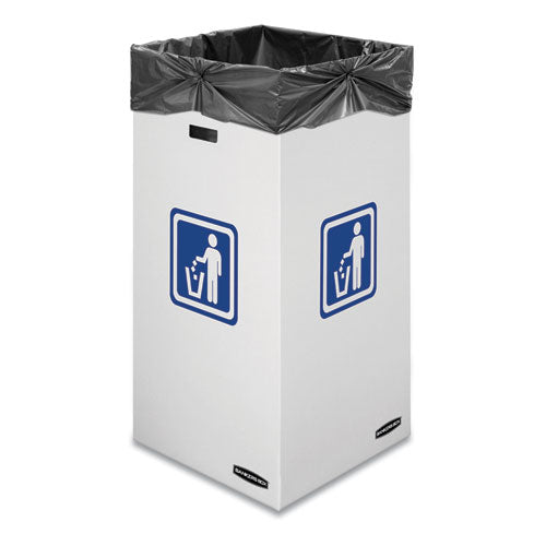 Bankers Box® wholesale. Waste And Recycling Bin, 50 Gal, White, 10-carton. HSD Wholesale: Janitorial Supplies, Breakroom Supplies, Office Supplies.