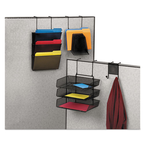 Fellowes® wholesale. Mesh Partition Additions Six-step File Organizer, 7.5 X 10.63 X 17, Black. HSD Wholesale: Janitorial Supplies, Breakroom Supplies, Office Supplies.