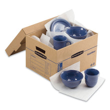 Load image into Gallery viewer, Bankers Box® wholesale. Smoothmove Maximum Strength Moving Boxes, Small, Half Slotted Container (hsc), 15&quot; X 15&quot; X 12&quot;, Brown Kraft-blue, 8-pack. HSD Wholesale: Janitorial Supplies, Breakroom Supplies, Office Supplies.