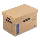 Bankers Box® wholesale. Smoothmove Maximum Strength Moving Boxes, Medium, Half Slotted Container (hsc), 18.5" X 12.25" X 12", Brown Kraft-blue, 8-pk. HSD Wholesale: Janitorial Supplies, Breakroom Supplies, Office Supplies.