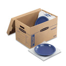 Bankers Box® wholesale. Smoothmove Maximum Strength Moving Boxes, Medium, Half Slotted Container (hsc), 18.5" X 12.25" X 12", Brown Kraft-blue, 8-pk. HSD Wholesale: Janitorial Supplies, Breakroom Supplies, Office Supplies.
