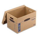 Bankers Box® wholesale. Smoothmove Maximum Strength Moving Boxes, Medium, Half Slotted Container (hsc), 18.5" X 12.25" X 12", Brown Kraft-blue, 8-pk. HSD Wholesale: Janitorial Supplies, Breakroom Supplies, Office Supplies.
