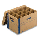 Bankers Box® wholesale. Smoothmove Kitchen Moving Kit, Medium, Half Slotted Container (hsc), 18.5" X 12.25" X 12", Brown Kraft-blue. HSD Wholesale: Janitorial Supplies, Breakroom Supplies, Office Supplies.