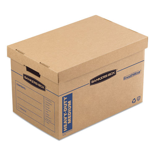 Bankers Box® wholesale. Smoothmove Kitchen Moving Kit, Medium, Half Slotted Container (hsc), 18.5" X 12.25" X 12", Brown Kraft-blue. HSD Wholesale: Janitorial Supplies, Breakroom Supplies, Office Supplies.