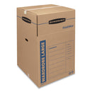 Bankers Box® wholesale. Smoothmove Wardrobe Box, Regular Slotted Container (rsc), 24" X 24" X 40", Brown Kraft-blue, 3-carton. HSD Wholesale: Janitorial Supplies, Breakroom Supplies, Office Supplies.
