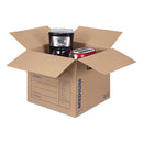 Bankers Box® wholesale. Smoothmove Basic Moving Boxes, Medium, Regular Slotted Container (rsc), 18" X 18" X 16", Brown Kraft-blue, 20-bundle. HSD Wholesale: Janitorial Supplies, Breakroom Supplies, Office Supplies.