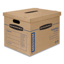 Bankers Box® wholesale. Smoothmove Classic Moving-storage Boxes, Medium, Half Slotted Container (hsc), 18" X 15" X 14", Brown Kraft-blue, 8-carton. HSD Wholesale: Janitorial Supplies, Breakroom Supplies, Office Supplies.