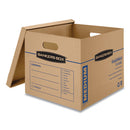 Bankers Box® wholesale. Smoothmove Classic Moving-storage Boxes, Medium, Half Slotted Container (hsc), 18" X 15" X 14", Brown Kraft-blue, 8-carton. HSD Wholesale: Janitorial Supplies, Breakroom Supplies, Office Supplies.