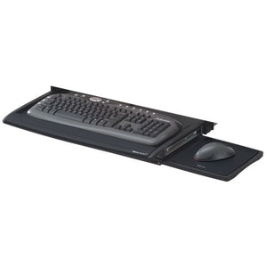 Fellowes® wholesale. Deluxe Keyboard Drawer, 20.5w X 11.13d, Black. HSD Wholesale: Janitorial Supplies, Breakroom Supplies, Office Supplies.