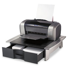 Load image into Gallery viewer, Fellowes® wholesale. Office Suites™ Printer-machine Stand, 21 1-4 X 18 1-16 X 5 1-4, Black-silver. HSD Wholesale: Janitorial Supplies, Breakroom Supplies, Office Supplies.