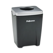 Load image into Gallery viewer, Fellowes® wholesale. Office Suites Paper Clip Cup, Plastic, 2 7-16 X 2 3-16 X 3 1-4, Black-silver. HSD Wholesale: Janitorial Supplies, Breakroom Supplies, Office Supplies.