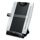 Fellowes® wholesale. Office Suites Desktop Copyholder, Plastic, 150 Sheet Capacity, Black-silver. HSD Wholesale: Janitorial Supplies, Breakroom Supplies, Office Supplies.