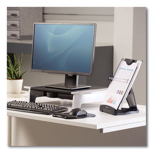 Fellowes® wholesale. Office Suites Desktop Copyholder, Plastic, 150 Sheet Capacity, Black-silver. HSD Wholesale: Janitorial Supplies, Breakroom Supplies, Office Supplies.