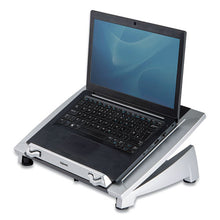 Load image into Gallery viewer, Fellowes® wholesale. Office Suites Laptop Riser Plus, 15.06&quot; X 10.5&quot; X 6.5&quot;, Black-silver, Supports 10 Lbs. HSD Wholesale: Janitorial Supplies, Breakroom Supplies, Office Supplies.