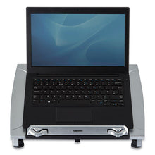 Load image into Gallery viewer, Fellowes® wholesale. Office Suites Laptop Riser Plus, 15.06&quot; X 10.5&quot; X 6.5&quot;, Black-silver, Supports 10 Lbs. HSD Wholesale: Janitorial Supplies, Breakroom Supplies, Office Supplies.