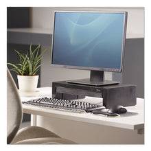 Load image into Gallery viewer, Fellowes® wholesale. Designer Suites Monitor Riser, For 21&quot; Monitors, 16&quot; X 9.38&quot; X 4.38&quot; To 6&quot;, Black Pearl, Supports 40 Lbs. HSD Wholesale: Janitorial Supplies, Breakroom Supplies, Office Supplies.