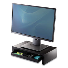 Load image into Gallery viewer, Fellowes® wholesale. Designer Suites Monitor Riser, For 21&quot; Monitors, 16&quot; X 9.38&quot; X 4.38&quot; To 6&quot;, Black Pearl, Supports 40 Lbs. HSD Wholesale: Janitorial Supplies, Breakroom Supplies, Office Supplies.