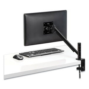 Fellowes® wholesale. Designer Suites Flat Panel Monitor Arm, 180 Degree Rotation, 45 Degree Tilt, 360 Degree Pan, Black, Supports 20 Lb. HSD Wholesale: Janitorial Supplies, Breakroom Supplies, Office Supplies.