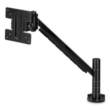 Load image into Gallery viewer, Fellowes® wholesale. Designer Suites Flat Panel Monitor Arm, 180 Degree Rotation, 45 Degree Tilt, 360 Degree Pan, Black, Supports 20 Lb. HSD Wholesale: Janitorial Supplies, Breakroom Supplies, Office Supplies.