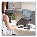 Fellowes® wholesale. Designer Suites Laptop Riser, 13.19" X 11.19" X 4", Black Pearl, Supports 25 Lbs. HSD Wholesale: Janitorial Supplies, Breakroom Supplies, Office Supplies.