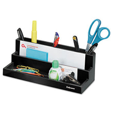 Load image into Gallery viewer, Fellowes® wholesale. Designer Suites Desktop Organizer, 11 1-8 X 5 X 3 7-8, Black Pearl. HSD Wholesale: Janitorial Supplies, Breakroom Supplies, Office Supplies.