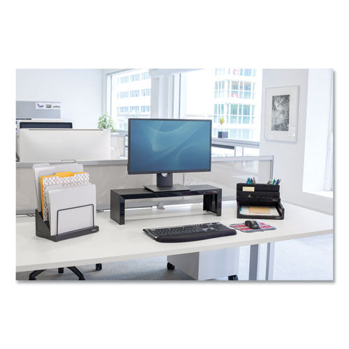 Fellowes® wholesale. Designer Suites Desktop Organizer, 11 1-8 X 5 X 3 7-8, Black Pearl. HSD Wholesale: Janitorial Supplies, Breakroom Supplies, Office Supplies.