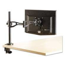 Load image into Gallery viewer, Fellowes® wholesale. Professional Series Depth Adjustable Monitor Arm, 360 Degree Rotation, 37 Degree Tilt, 360 Degree Pan, Black, Supports 24 Lb. HSD Wholesale: Janitorial Supplies, Breakroom Supplies, Office Supplies.