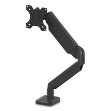 Load image into Gallery viewer, Fellowes® wholesale. Platinum Series Single Monitor Arm, For 30&quot; Monitors, 360 Deg Rotation, 180 Deg Tilt, 360 Deg Pan, Black, Supports 20 Lb. HSD Wholesale: Janitorial Supplies, Breakroom Supplies, Office Supplies.