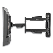 Load image into Gallery viewer, Fellowes® wholesale. Full Motion Tv Wall Mount, 16.25w X 19.75d X 17.87h, Black. HSD Wholesale: Janitorial Supplies, Breakroom Supplies, Office Supplies.