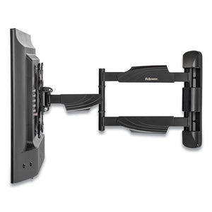 Fellowes® wholesale. Full Motion Tv Wall Mount, 16.25w X 19.75d X 17.87h, Black. HSD Wholesale: Janitorial Supplies, Breakroom Supplies, Office Supplies.