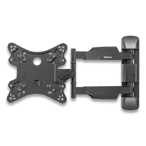 Fellowes® wholesale. Full Motion Tv Wall Mount, 16.25w X 19.75d X 17.87h, Black. HSD Wholesale: Janitorial Supplies, Breakroom Supplies, Office Supplies.
