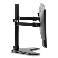 Load image into Gallery viewer, Fellowes® wholesale. Professional Series Freestanding Dual Horizontal Monitor Arm, For 30&quot; Monitors, 35.75&quot; X 11&quot; X 18.25&quot;, Black, Supports 17 Lb. HSD Wholesale: Janitorial Supplies, Breakroom Supplies, Office Supplies.