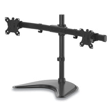 Load image into Gallery viewer, Fellowes® wholesale. Professional Series Freestanding Dual Horizontal Monitor Arm, For 30&quot; Monitors, 35.75&quot; X 11&quot; X 18.25&quot;, Black, Supports 17 Lb. HSD Wholesale: Janitorial Supplies, Breakroom Supplies, Office Supplies.