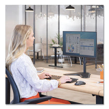 Load image into Gallery viewer, Fellowes® wholesale. Professional Series Single Freestanding Monitor Arm, For 32&quot; Monitors, 11&quot; X 15.4&quot; X 18.3&quot;, Black, Supports 17 Lb. HSD Wholesale: Janitorial Supplies, Breakroom Supplies, Office Supplies.