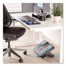 Load image into Gallery viewer, Fellowes® wholesale. Energizer Foot Support, 17.88w X 13.25d X 6.5h, Charcoal-blue-gray. HSD Wholesale: Janitorial Supplies, Breakroom Supplies, Office Supplies.