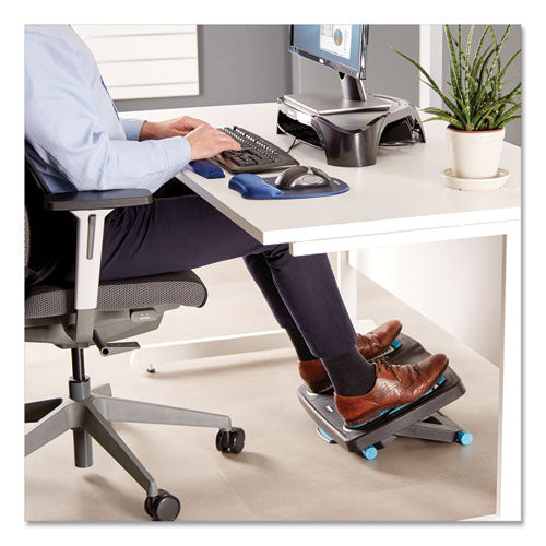 Fellowes® wholesale. Energizer Foot Support, 17.88w X 13.25d X 6.5h, Charcoal-blue-gray. HSD Wholesale: Janitorial Supplies, Breakroom Supplies, Office Supplies.