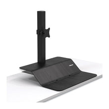 Load image into Gallery viewer, Fellowes® wholesale. Lotus Ve Sit-stand Workstation, 29&quot; X 28.5&quot; X 27.5&quot; To 42.5&quot;, Black. HSD Wholesale: Janitorial Supplies, Breakroom Supplies, Office Supplies.