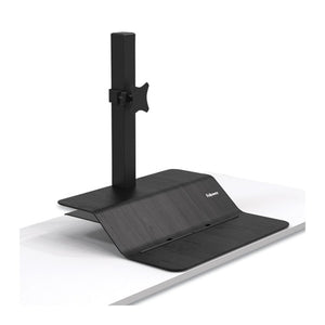 Fellowes® wholesale. Lotus Ve Sit-stand Workstation, 29" X 28.5" X 27.5" To 42.5", Black. HSD Wholesale: Janitorial Supplies, Breakroom Supplies, Office Supplies.